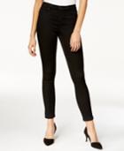 Maison Jules Zoe Super Skinny Black Rinse Wash Jeans, Only At Macy's