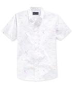 American Rag Short Sleeve Sticks Print Shirt