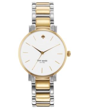 Kate Spade New York Watch, Women's Gramercy Two-tone Stainless Steel Bracelet 34mm 1yru0005