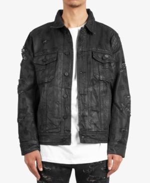 Dope Men's Ripped Denim Jacket