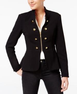 Xoxo Juniors' Zip-front Military Jacket