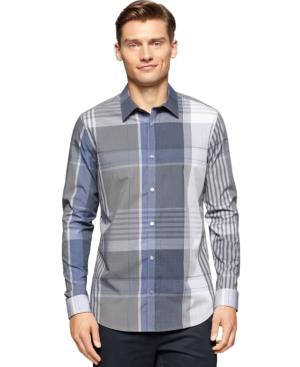 Calvin Klein Plaid Long-sleeve Shirt