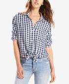 Levi's Ryan Gingham-print Boyfriend Shirt