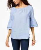 Charter Club Convertible Linen Top, Created For Macy's