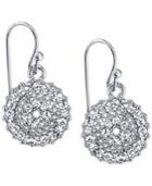 2028 Silver-tone Crystal Disc Drop Earrings, A Macy's Exclusive Style