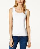 Charter Club Sleeveless Tank Top, Created For Macy's