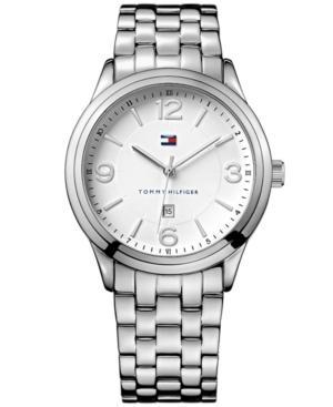 Tommy Hilfiger Men's Silver-tone Bracelet Watch 42mm 1710347