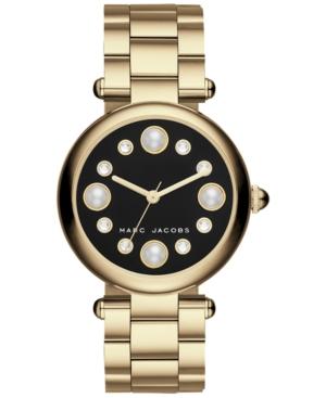Marc Jacobs Women's Dotty Gold-tone Stainless Steel Bracelet Watch 34mm Mj3486