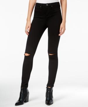 William Rast Distressed Sculpted Skinny Jeans