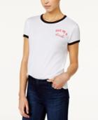 Shift Juniors' Graphic Ringer T-shirt