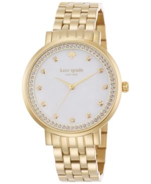Kate Spade New York Women's Monterey Gold-tone Stainless Steel Bracelet Watch 38mm 1yru0821
