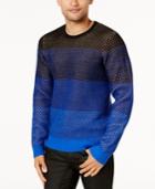 Guess Men's Colorblocked Mesh Sweater