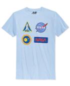 Mighty Fine Men's Nasa Logos Graphic-print T-shirt