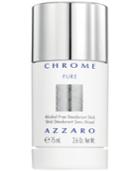 Azzaro Chrome Pure Deodorant Stick, 2.6 Oz.