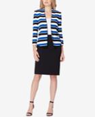 Tahari Asl Striped Skirt Suit