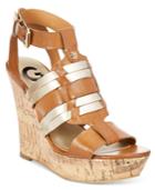 G By Guess Distinct Platform Wedge Sandals Women's Shoes