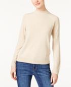 Karen Scott Luxsoft Mock-neck Sweater, Created For Macy's