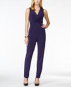 Ny Collection Petite Twist-knot Jumpsuit