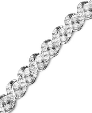 Diamond Bracelet, 14k White Gold Diamond (3 Ct. T.w.)