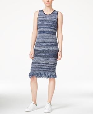 Rachel Rachel Roy Sleeveless Fringe-trim Midi Dress