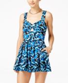 Material Girl Juniors' Sleeveless Keyhole Romper, Only At Macy's