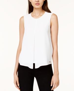 Armani Exchange Layered Split-front Top