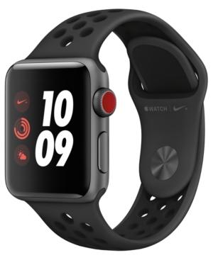 Apple Watch Nike+ (gps + Cellular), 38mm Space Gray Aluminum Case With Anthracite/black Nike Sport Band