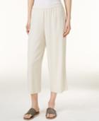 Eileen Fisher System Silk Cropped Pants, Regular & Petite