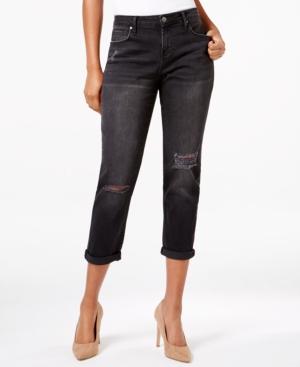 Calvin Klein Jeans Worn In Black Wash Boyfriend Jeans