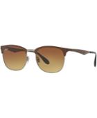 Ray-ban Clubmaster Gradient Sunglasses, Rb3538 53