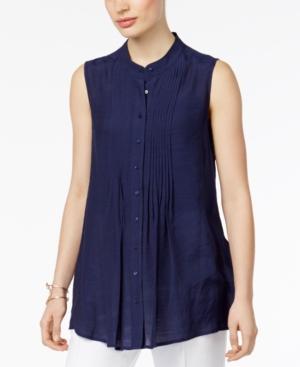 Alfani Pintucked Blouse, Only At Macy's