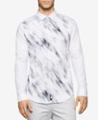 Calvin Klein Men's Long-sleeve Scatter Shirt