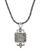 Balissima By Effy Regal Diamond Pendant (1/6 Ct. T.w.) In Sterling Silver And 18k Gold