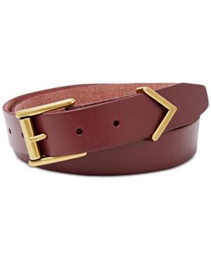 Fossil Arrow Keeper Leather Belt