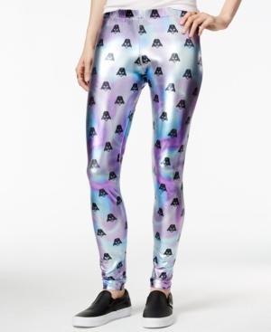 Juniors' Star Wars Darth Vader Iridescent Printed Leggings From Mighty Fine