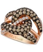 Le Vian Chocolatier Gladiator Knots Diamond Knot Ring (2-1/2 Ct. T.w.) In 14k Rose Gold