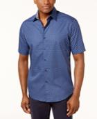 Tasso Elba Men's Diamante-print Shirt, Created For Macy's