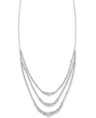 Danori Crystal Triple-layer Necklace, 16 + 1 Extender, Created For Macy's