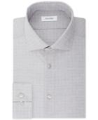 Calvin Klein Steel Men's Slim-fit Non-iron Stretch Performance Print Dress Shirt