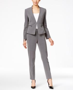 Tahari Asl Zipper Pocket Pantsuit