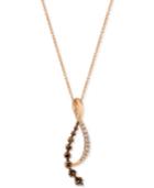 Le Vian Chocolatier Diamond Pendant Necklace (3/4 Ct. T.w.) In 14k Rose Gold
