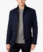 Vince Camuto Men's Check Pattern Quilted Jacket