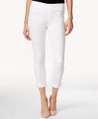 Style & Co. Petite Cuffed Capri Jeans, Bright White Wash, Only At Macy's