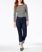 Hudson Jeans Zooey Raw-hem Straight-leg Jeans