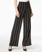 Nine West Striped Wide-leg Pants