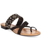 Style & Co. Behati Embellished Flat Sandals, Only At Macy's Women's Shoes