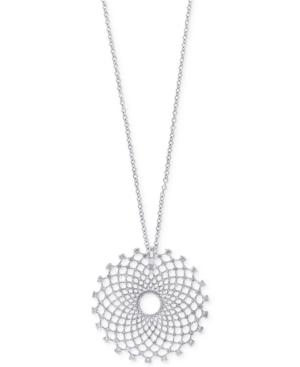 Pave Classica By Effy Diamond Pendant Necklace (3-1/5 Ct. T.w.) In 14k White Gold