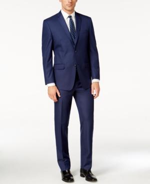 Marc New York By Andrew Marc Men's Slim-fit Blue Suit