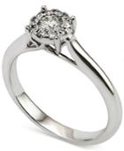 Diamond Engagement Ring (1/3 Ct. T.w.) In 14k White Gold