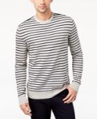 Club Room Men's Low Tide Striped Sweater, Created For Macy's
